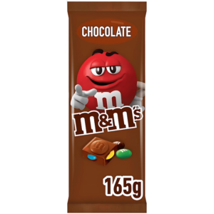 Barre de Chocolat au Lait avec M&M’s Minis Chocolat 165g