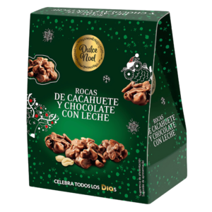 Dulce Noël Rochers de Cacahuète et Chocolat au Lait 120g