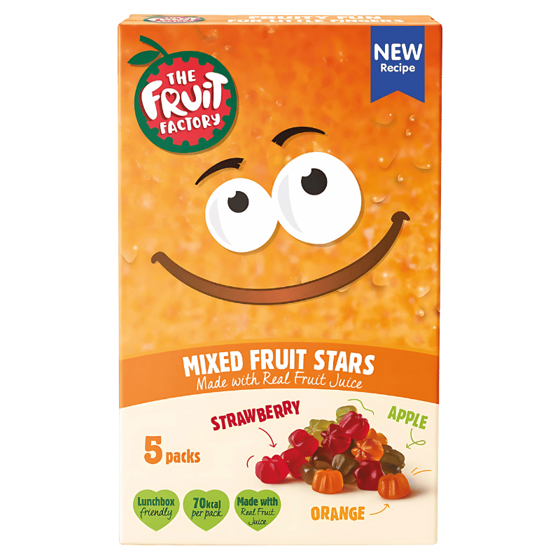 Étoiles de Fruits Mélangées The Fruit Factory - 5 Paquets