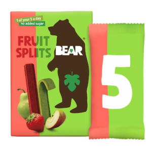 Fruit Splits Bear - Fraise et Pomme Sans Sucre Ajouté 100g