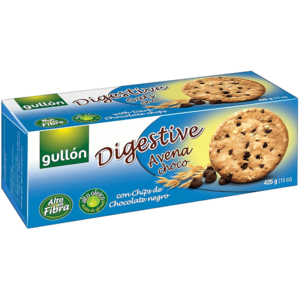 Gullón Digestive Oats Choc avec Chips de Chocolat Noir 425g