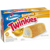 Hostess Twinkies Banane - Gâteau Éponge Doré avec Crème 10 pièces 385g