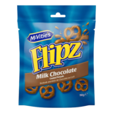 McVitie's Flipz Bretzels Enrobés de Chocolat au Lait 90g