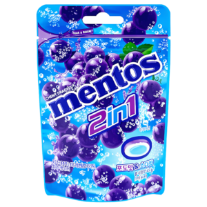 Mentos Japon Raisin et Soda 2 en 1 45g