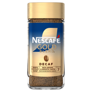 Nescafé Gold Blend Décaféiné Arôme Riche et Goût Doux Intensité 7 - 100g