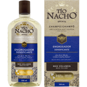 Shampooing Antichute Tío Nacho Engrosissant Gelée Royale avec Capilmax - 330ml