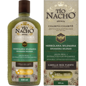 Shampooing Antichute Tío Nacho Herbolaria Milenaria Gelée Royale + Extraits Fortifiants - 330ml