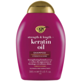 Shampooing OGX Strength and Length au Kératine Oil Sans Sulfate - 385ml