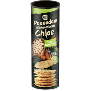 Bonasia Poppadom Chips Pois Chiches Tom Yum Style 70g