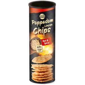 Bonasia Poppadom Linsen Chips Hot & Spicy 70g