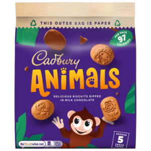 Cadbury Animals - 5 Paquets Snack