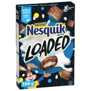 Céréales General Mills Nesquik Remplies Garniture à la Crème à la Vanille 368g