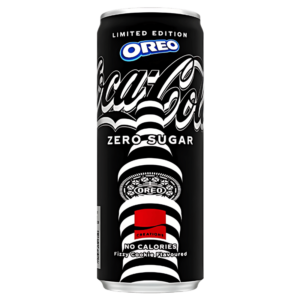 CocaCola Oreo Fizzy Cookie Zero Sucre Sans Calories Édition Limitée 250ml