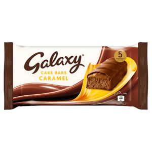 Galaxy Cake Bars Caramel 5 Pièces