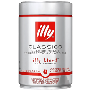 Illy Classico 100% Arabica Café en Grains Doux et Velouté 250g