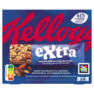 Kellogg's Extra Amandes Grillées et Chocolat au Lait 128g