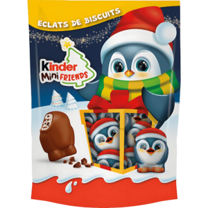 Kinder Mini Friends Éclats de Biscuits Saveur Cacao 122g