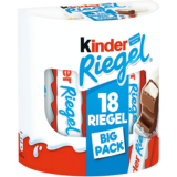 Kinder Riegel Big Pack - 18 Barres (378g)