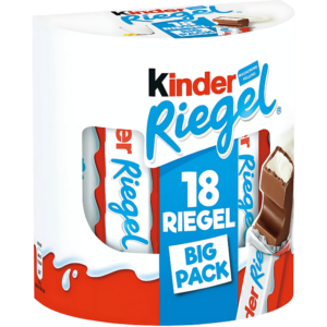 Kinder Riegel Big Pack - 18 Barres (378g)