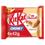 KitKat Chunky White avec Lotus Biscoff 168g