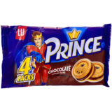 Lu Prince Biscuits Fourrés Crème Goût Chocolat - 4 Packs (240g)