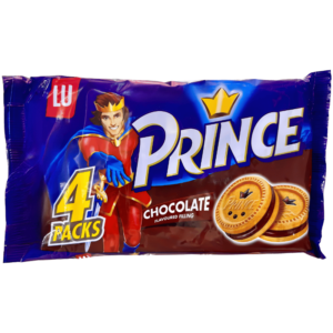 Lu Prince Biscuits Fourrés Crème Goût Chocolat - 4 Packs (240g)