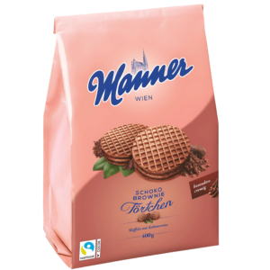 Manner Vienna Choco Brownie Tartlets Extra Creamy 400g