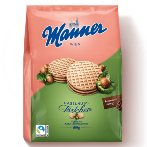 Manner Wien Tartelettes Noisette Ultra Crémeuses 400g