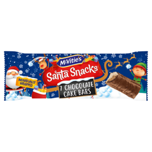 McVitie's Santa Snacks - 7 Barres de Gâteau au Chocolat