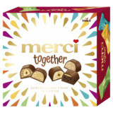 Merci Together - Chocolats Fourrés en 5 Variétés 175g