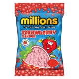 Millions Bonbons Petits et Moelleux Saveur Fraise 110g