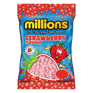 Millions Bonbons Petits et Moelleux Saveur Fraise 110g