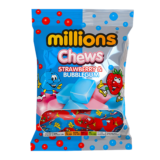 Millions Chews Fraise & Bubblegum 120g