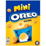 Mini Oreo Golden - Biscuits Fourrés à la Crème Saveur Vanille - 160g