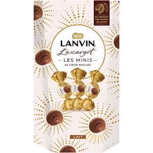 Nestlé Lanvin L'Escargot Les Minis au Coeur Praliné Lait 140g