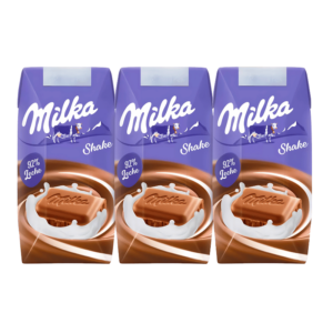 Pack de 3 Milka Shake 200ml