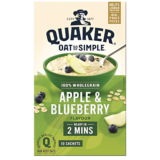 Quaker Oats Pomme & Myrtille 360g (10 Sachets)