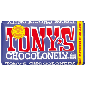 Tony's Chocolonely Chocolat Noir Lait Bretzel et Toffee 180g