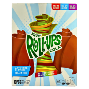 Fruit Roll-Ups Cola - Rouleaux de Fruits Saveur Cola 10 pcs 150g