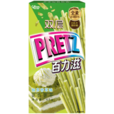 Glico Pretz - Bâtonnets Biscuit Double Matcha et Vanille 45g