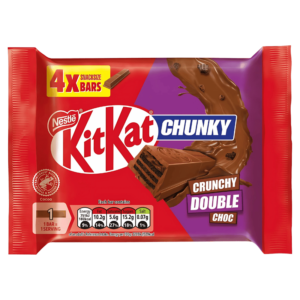 KitKat Chunky Double Choc Croquant - 4 Barres - 136g