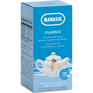 Manasul Classic - Infusion Fonctionnelle pour le Transit Intestinal - Complément Alimentaire à base de Plantes - 25 Sachets