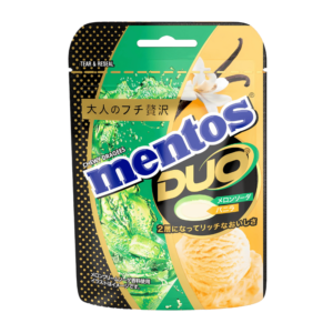 Mentos Japon - Duo Melon Soda et Vanille 45g