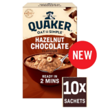 Quaker Avoine Noisette et Chocolat - 10 Sachets - 365g