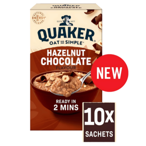 Quaker Avoine Noisette et Chocolat - 10 Sachets - 365g