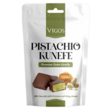 Vigos Pistachio Kunefe - Chocolat au Lait Premium Qualité Dubaï 100g