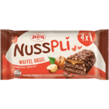 Zentis Nusspli Barre Gaufre Noisettes 4 Pièces 144g