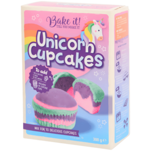 Bake It! - Préparation pour Cupcakes Licorne 300g