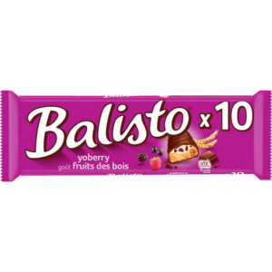 Balisto Yoberry Goût Fruits des Bois 10 Pièces 185g