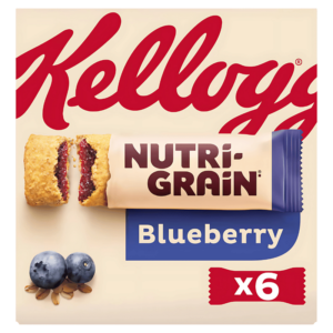 Barres de petit-déjeuner moelleuses Kellogg's Nutri-Grain à la myrtille 222g